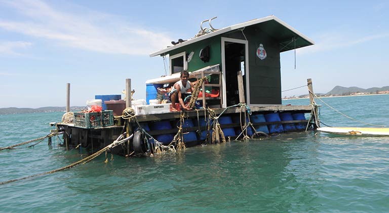 Casa flutuante em Búzios