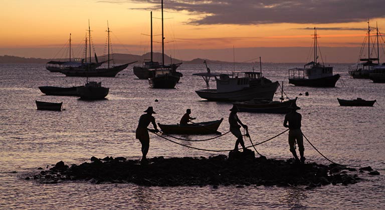 Pescadores em Búzios